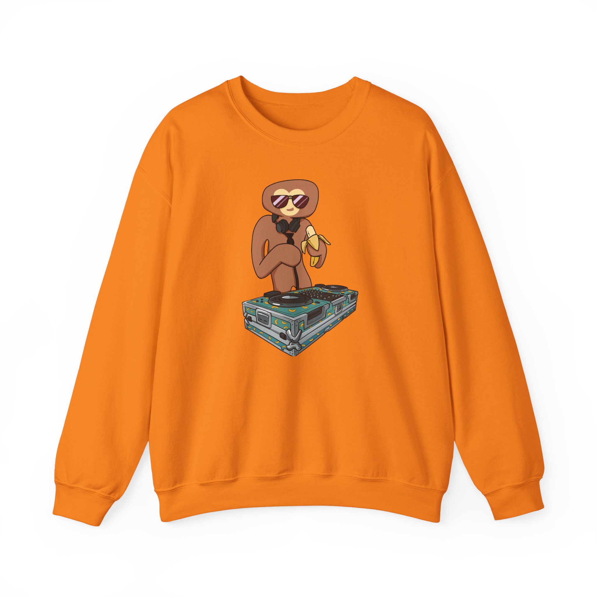 Spoonkid Dj Monke Unisex Heavy Blendâ„¢ Crewneck Sweatshirt