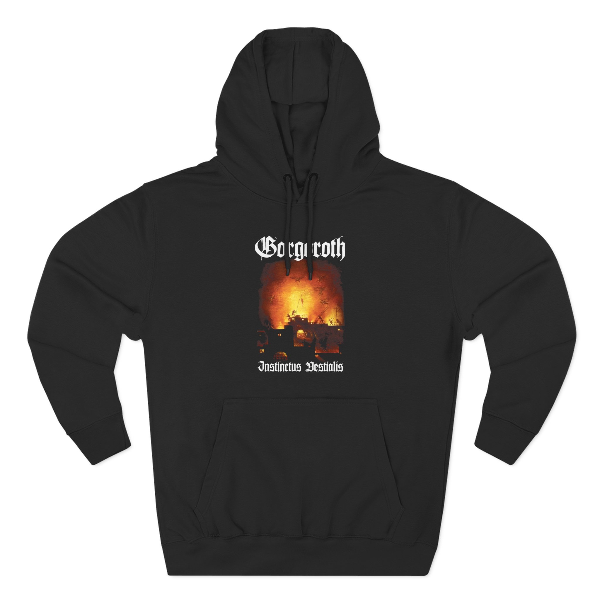Gorgoroth Instinctus Bestialis Three-Panel Fleece Hoodie