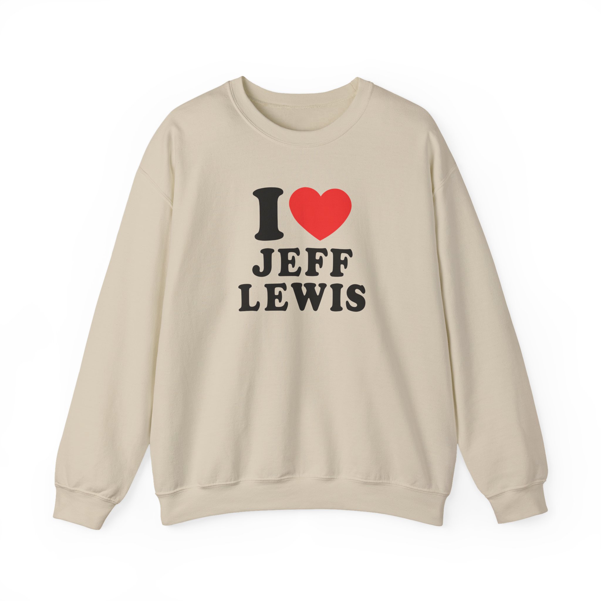 Jeff Lewis I Love Unisex Heavy Blendâ„¢ Crewneck Sweatshirt