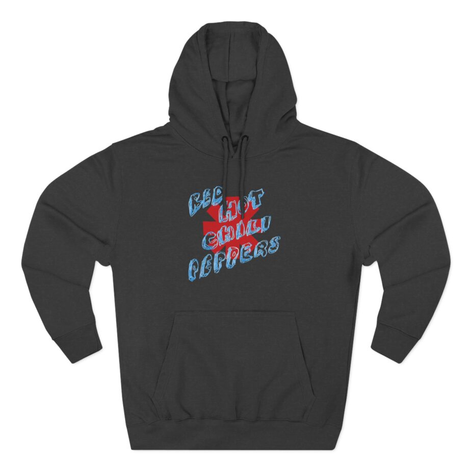 Red Hot Chili Peppers Scribbled Logo Three-Panel Fleece Hoodie