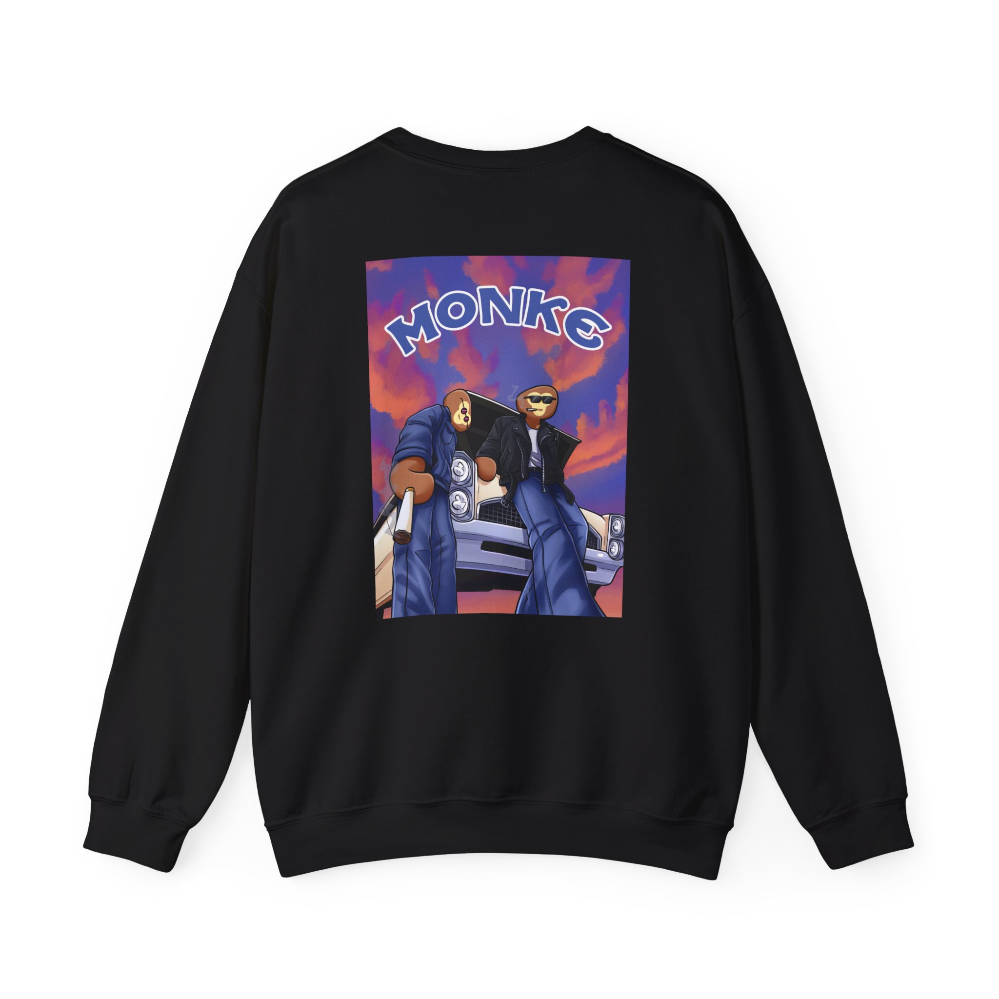 Spoonkid Monke Unisex Heavy Blendâ„¢ Crewneck Sweatshirt