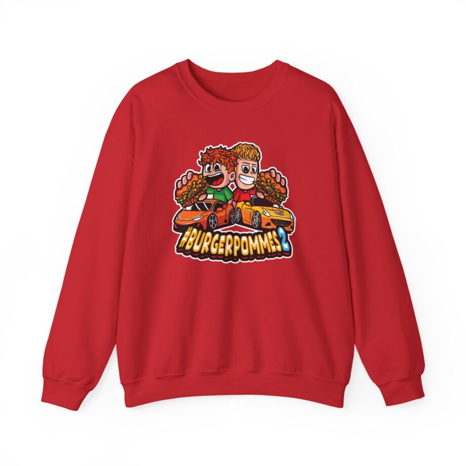 Burger Pommes Unisex Heavy Blend™ Crewneck Sweatshirt