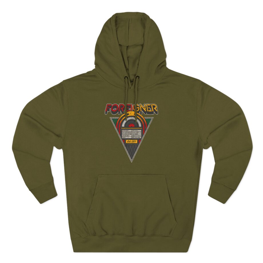 Foreigner Juke Box Three-Panel Fleece Hoodie