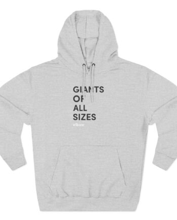 Elbow Audio Giants of All Sizes Three-Panel Fleece Hoodie