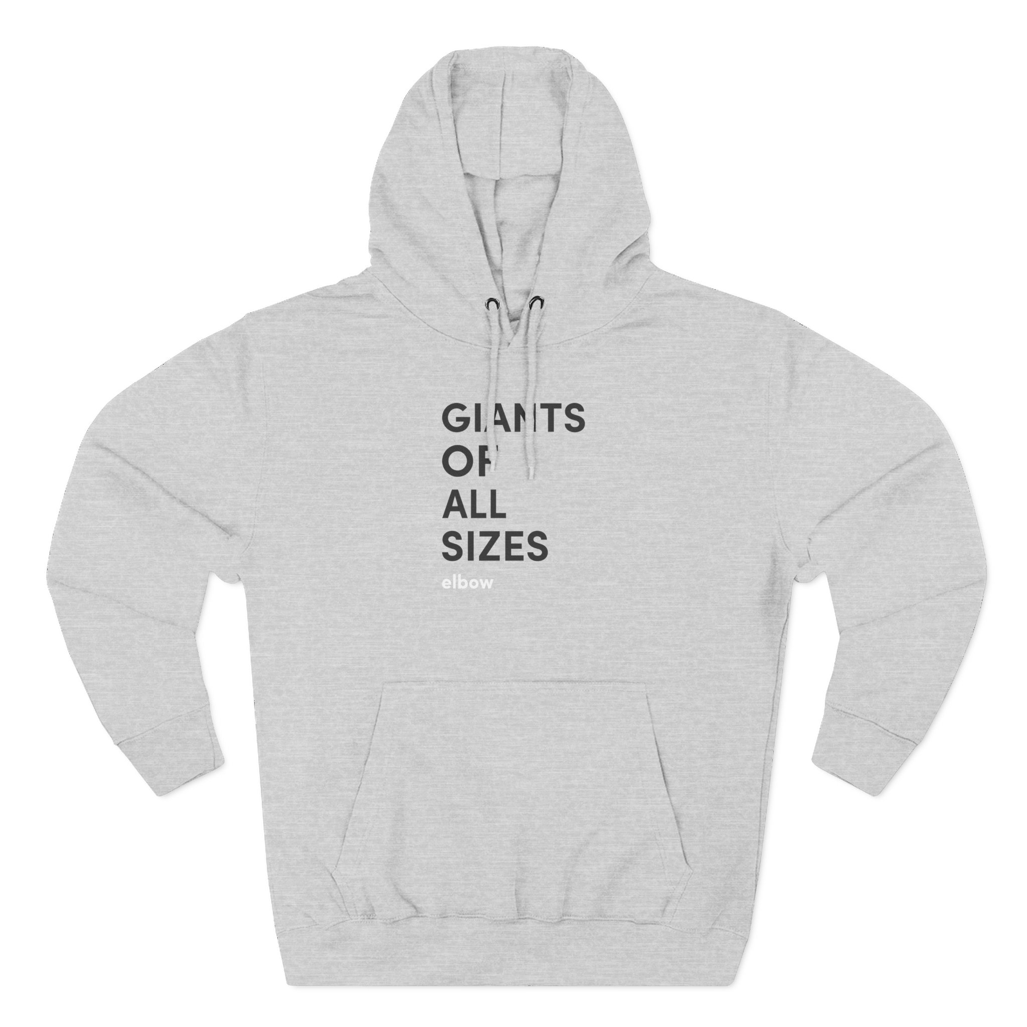 Elbow Audio Giants of All Sizes Three-Panel Fleece Hoodie