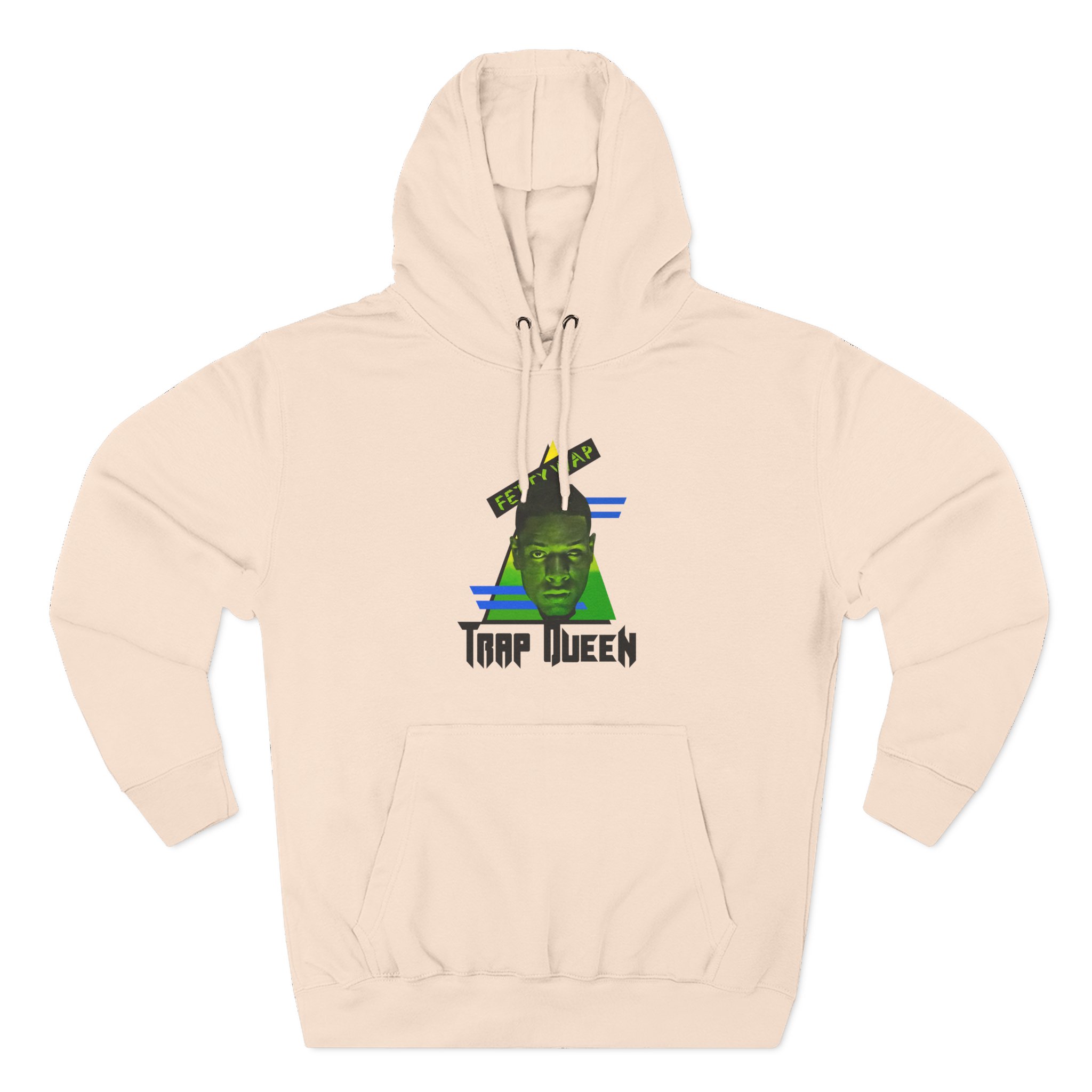 Fetty Wap Trap Queen Three-Panel Fleece Hoodie