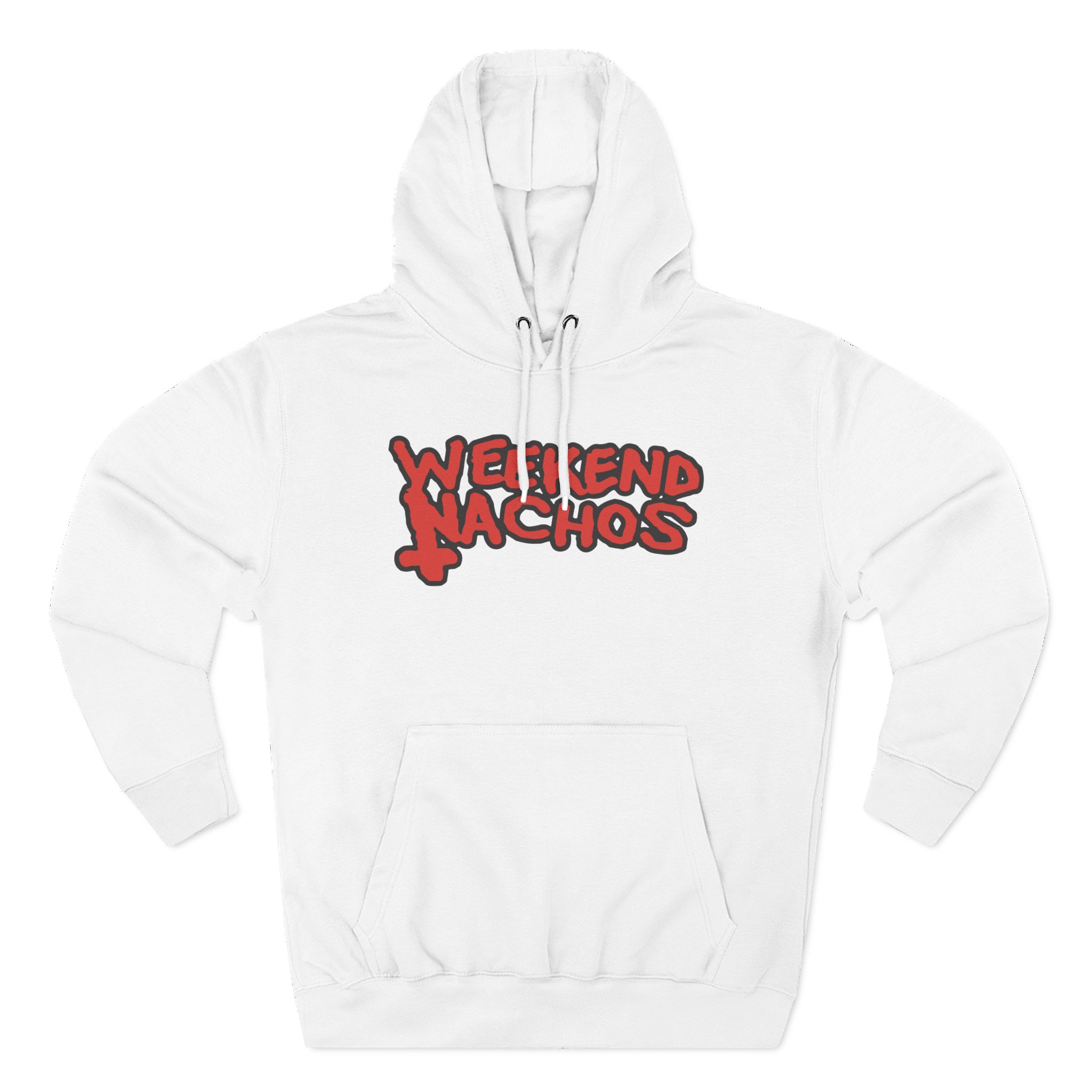 Weekend Nachos Christian Three-Panel Fleece Hoodie