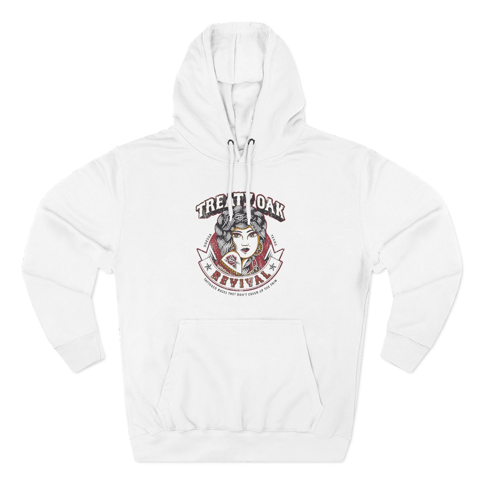 Treaty Oak Revival Rose Three-Panel Fleece Hoodie