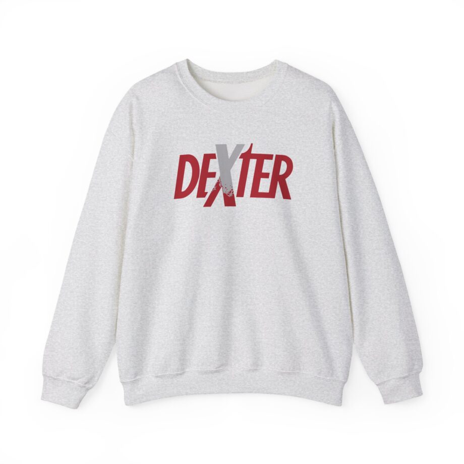 Dexter Spatter Logo Unisex Heavy Blend™ Crewneck Sweatshirt