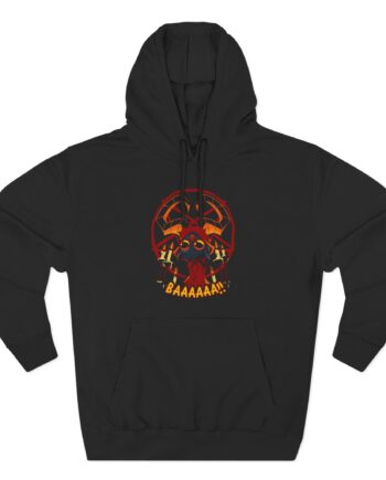 Vivziepop Baaaa! Three-Panel Fleece Hoodie