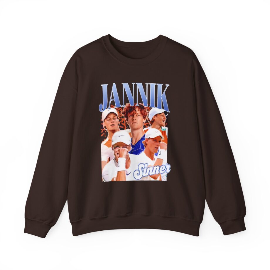 Jannik Sinner Retro Art Unisex Heavy Blend™ Crewneck Sweatshirt