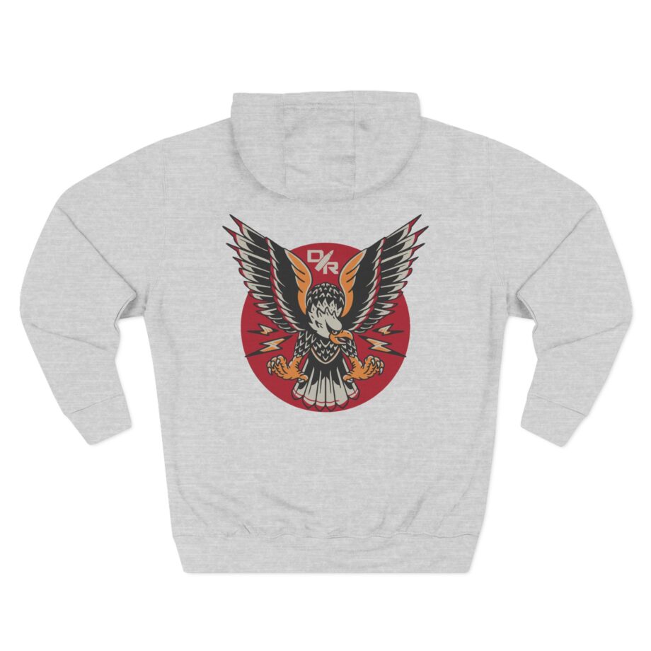 Demolition Ranch Demo Tattoo Eagle Three-Panel Fleece Hoodie