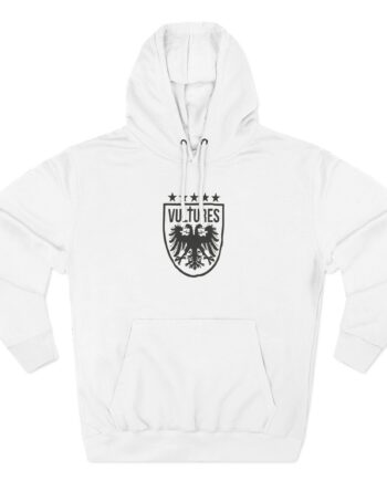 Vultures Three-Panel Fleece Hoodie