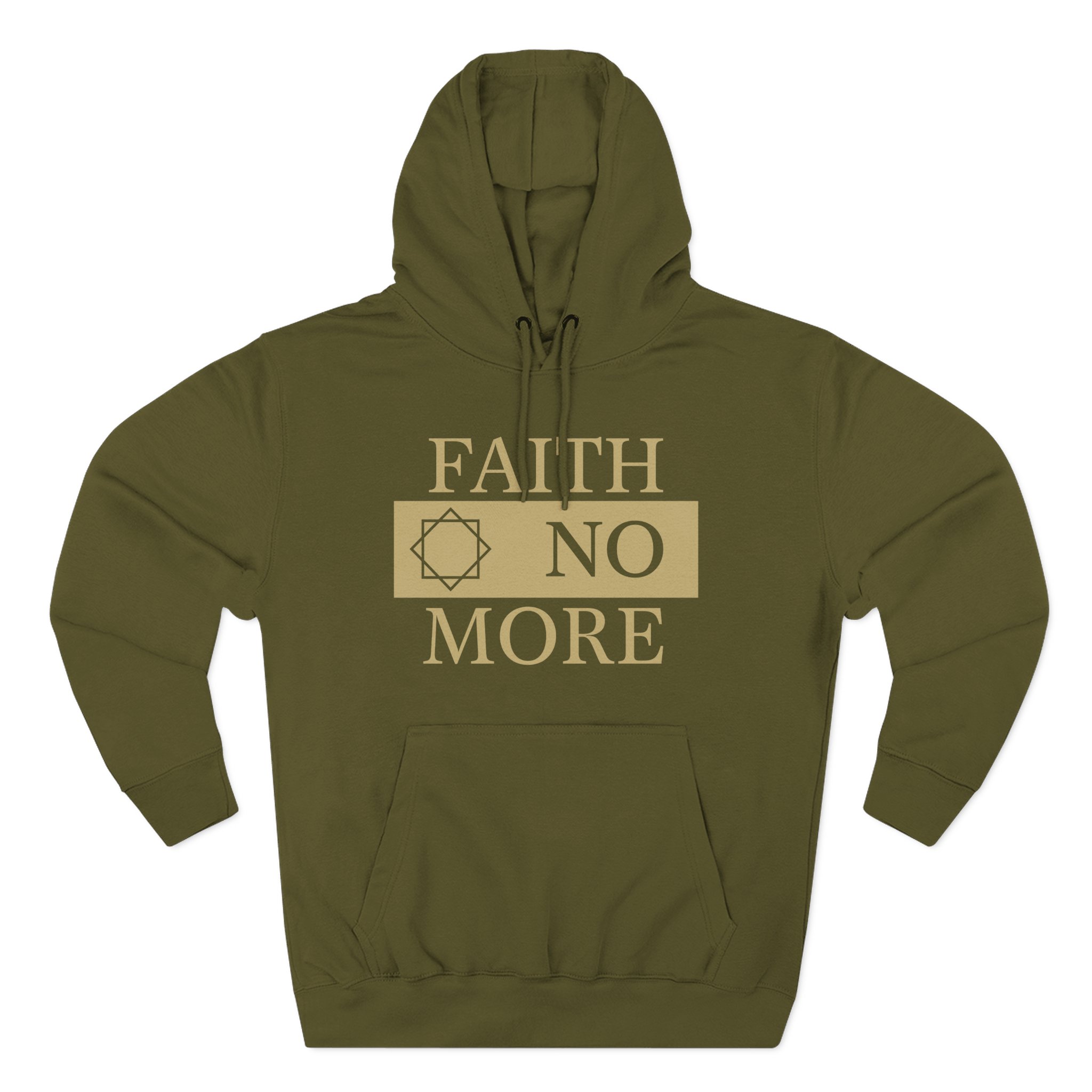 Faith No More Gold Logo Three-Panel Fleece Hoodie