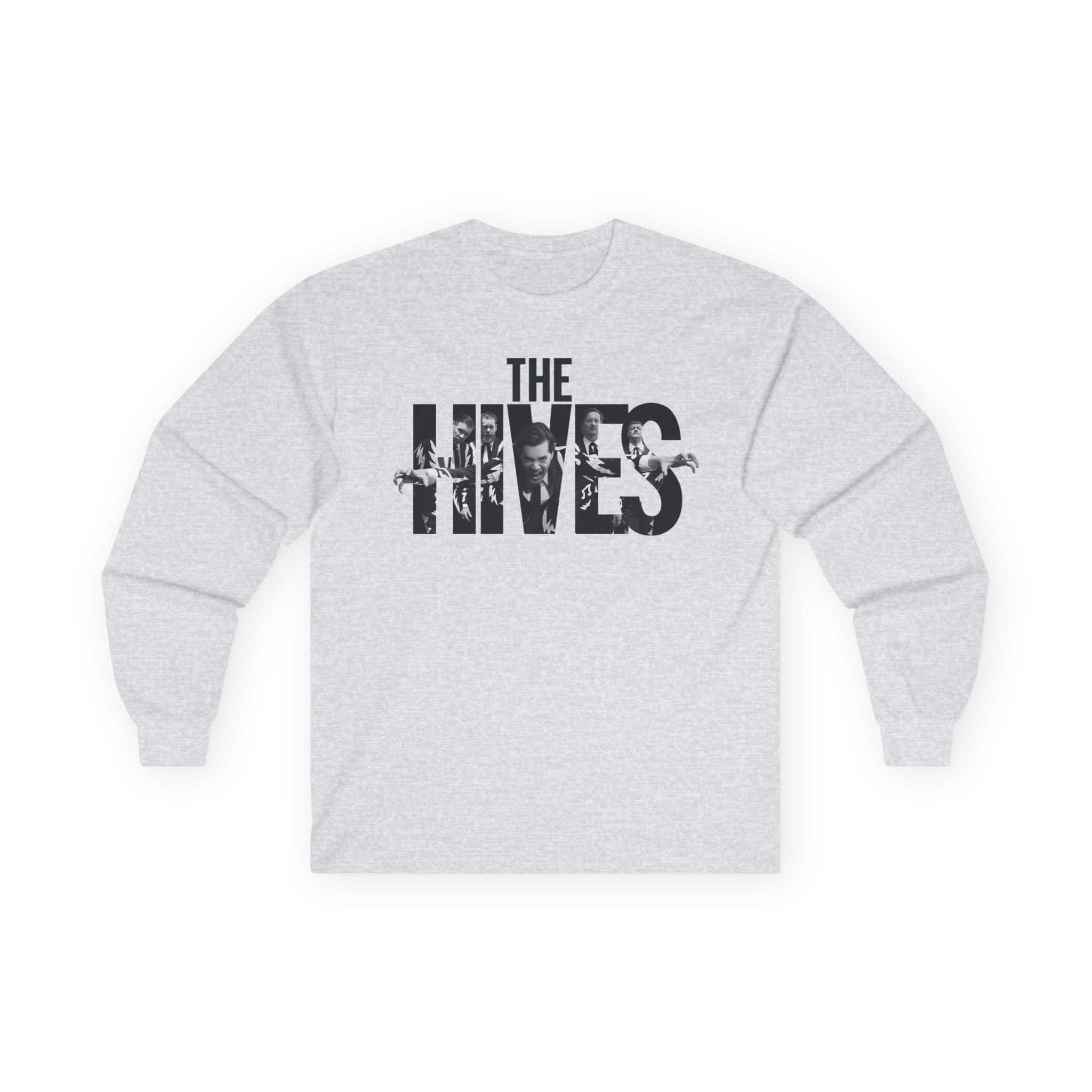 The Hives Logo Photo Infill Unisex Ultra Cotton Long Sleeve Tee