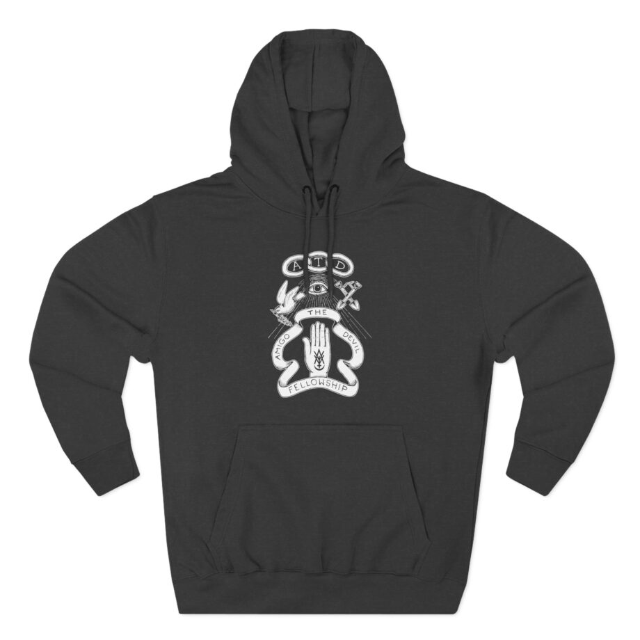 Amigo the Devil  Fellowship Three-Panel Fleece Hoodie