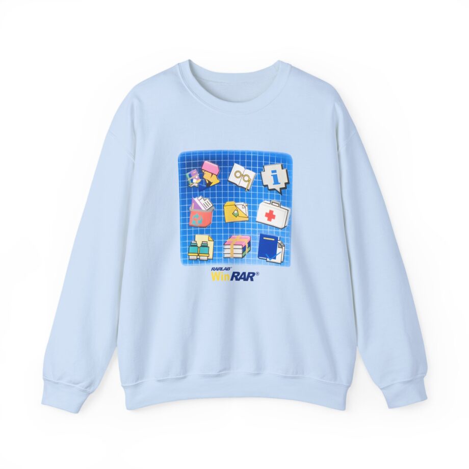 Winrar Software Update Unisex Heavy Blend™ Crewneck Sweatshirt