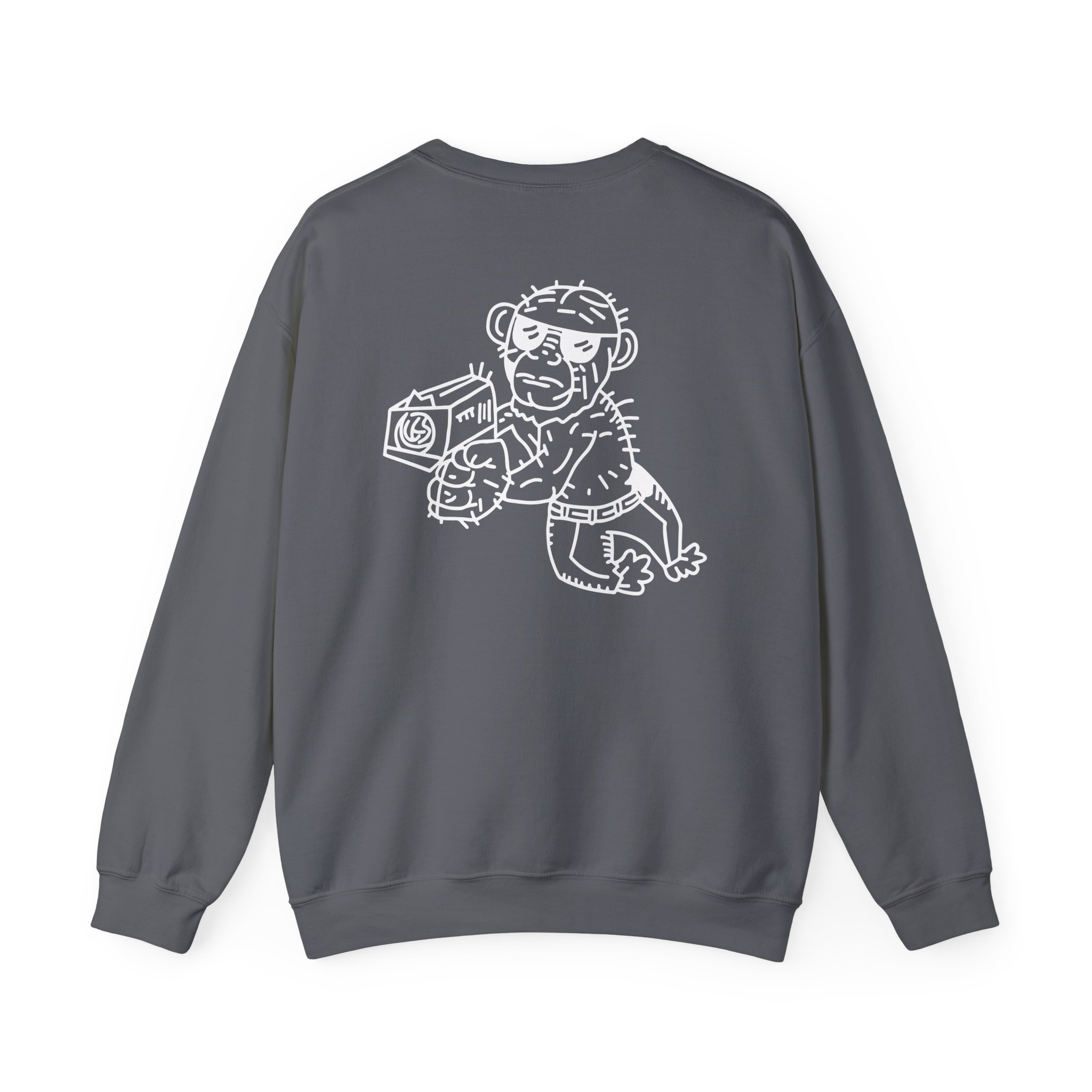 Spoonkid Detective Monke Unisex Heavy Blendâ„¢ Crewneck Sweatshirt