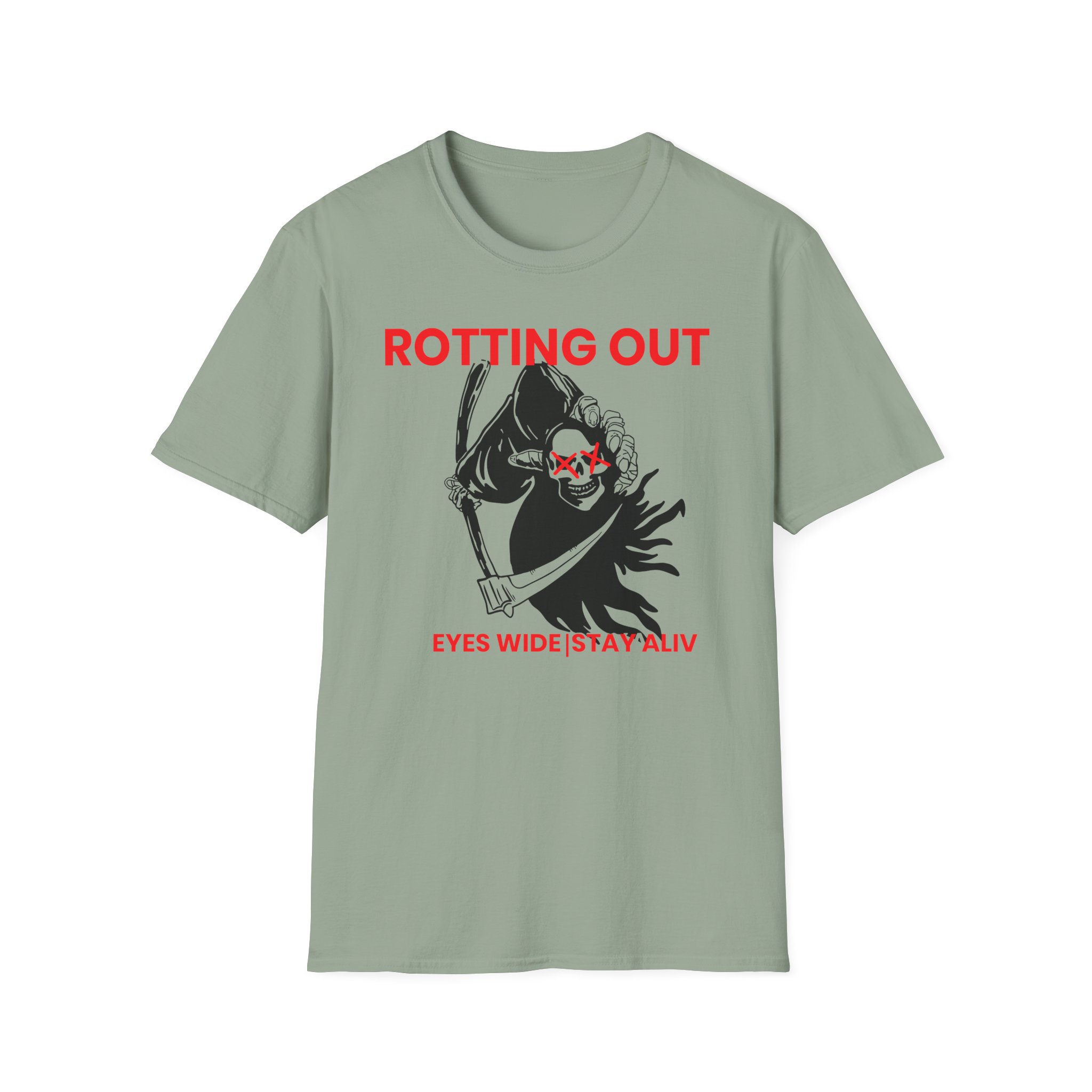 Rotting Out Eyes Wide Stay Alive Unisex Softstyle T-Shirt
