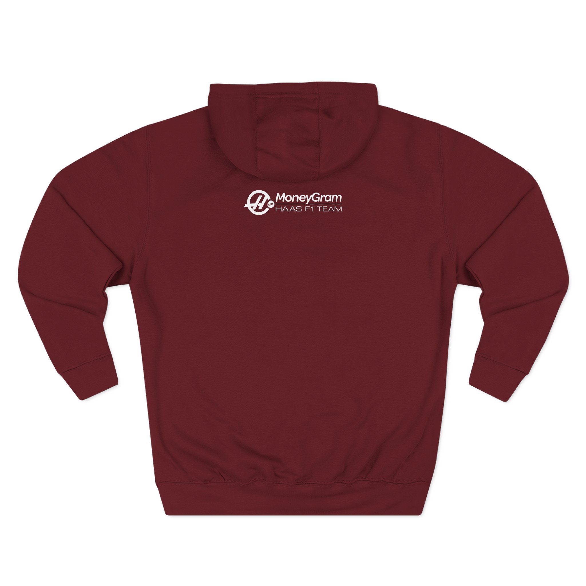 Haas F1 Haas Way Kannapolis Three-Panel Fleece Hoodie