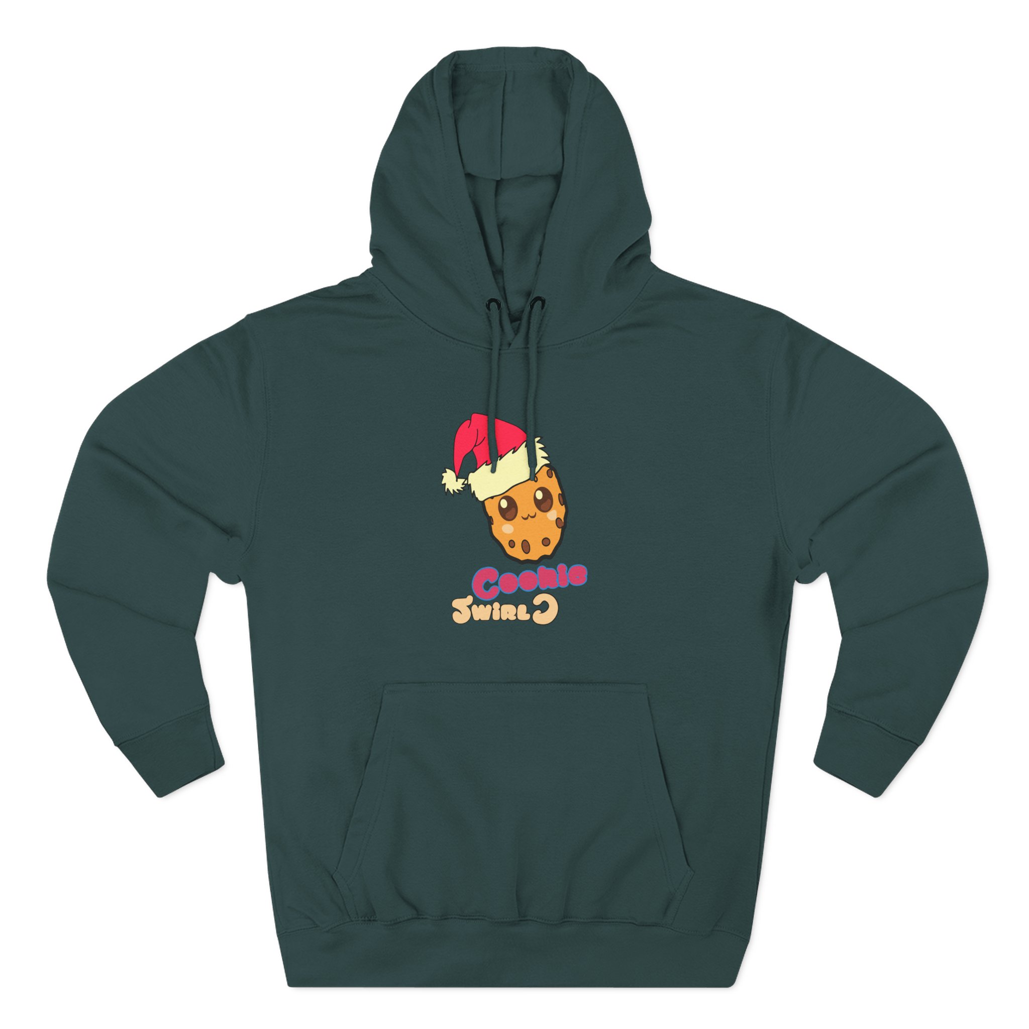Cookieswirlc Three-Panel Fleece Hoodie