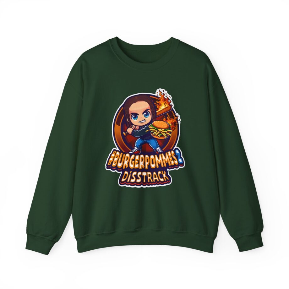 Burger Pommes Unisex Heavy Blend™ Crewneck Sweatshirt
