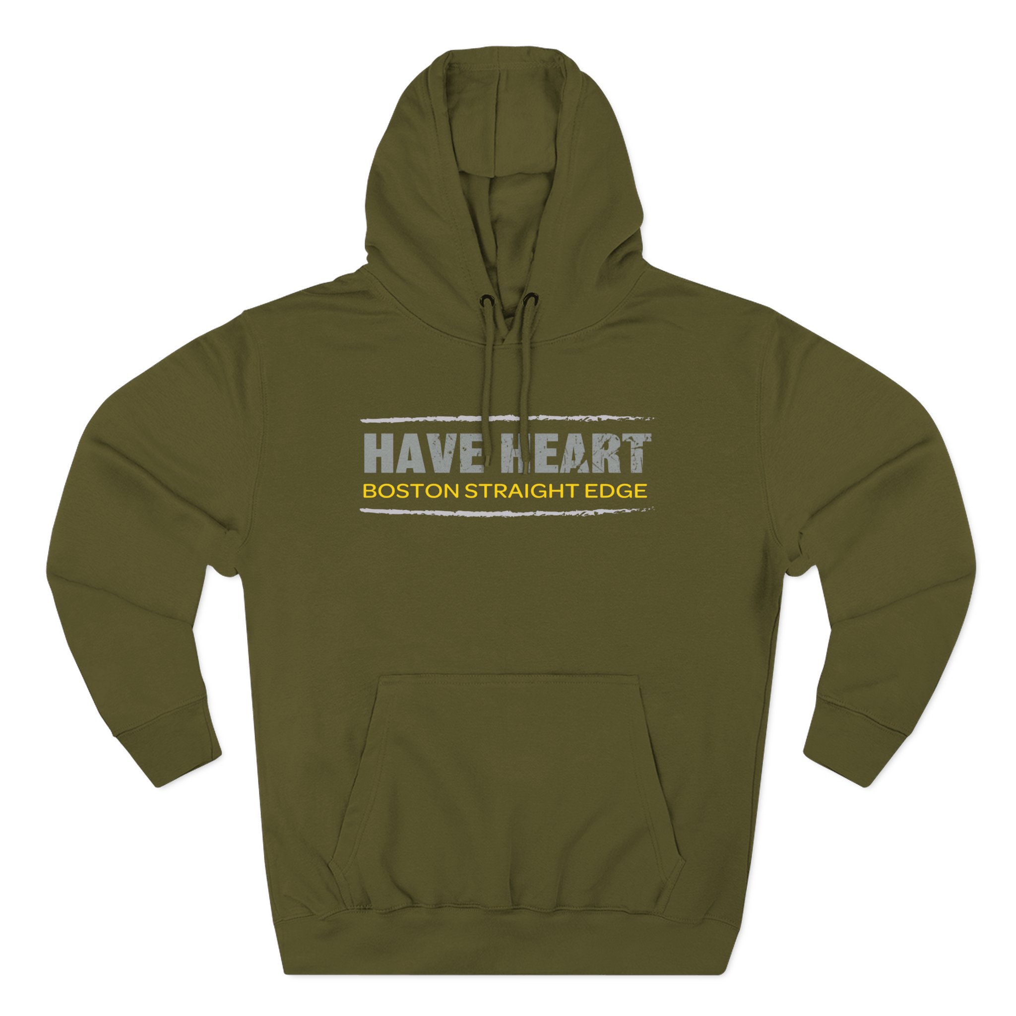 Have Heart Boston Straight Edge Three-Panel Fleece Hoodie
