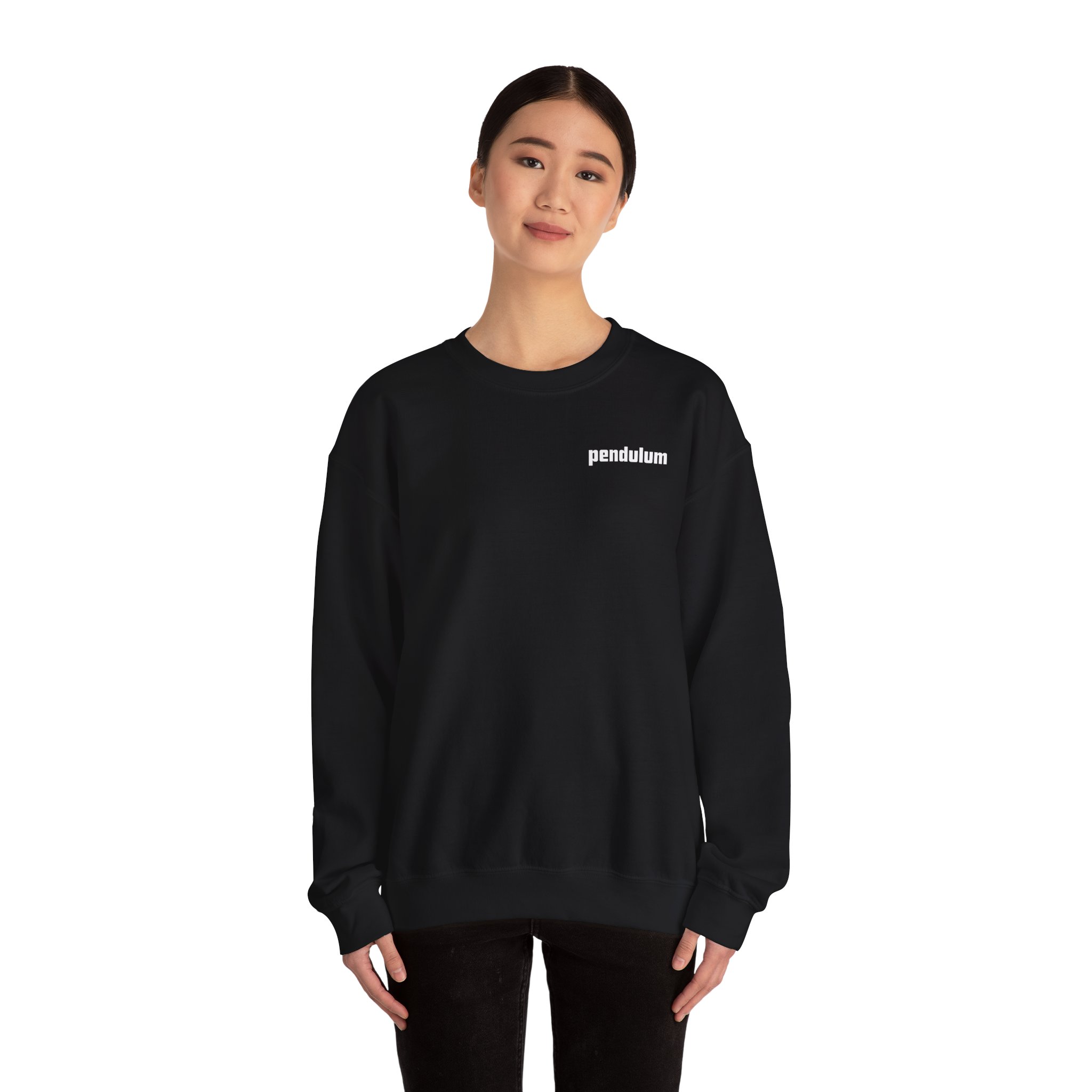 Pendulum Globe Glow in the Dark Logo Unisex Heavy Blendâ„¢ Crewneck Sweatshirt