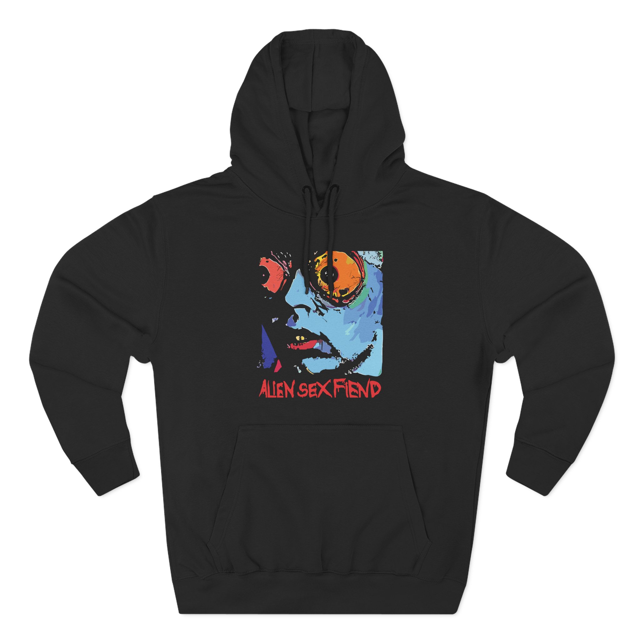 Alien Sex Fiend Acid Bath Three-Panel Fleece Hoodie
