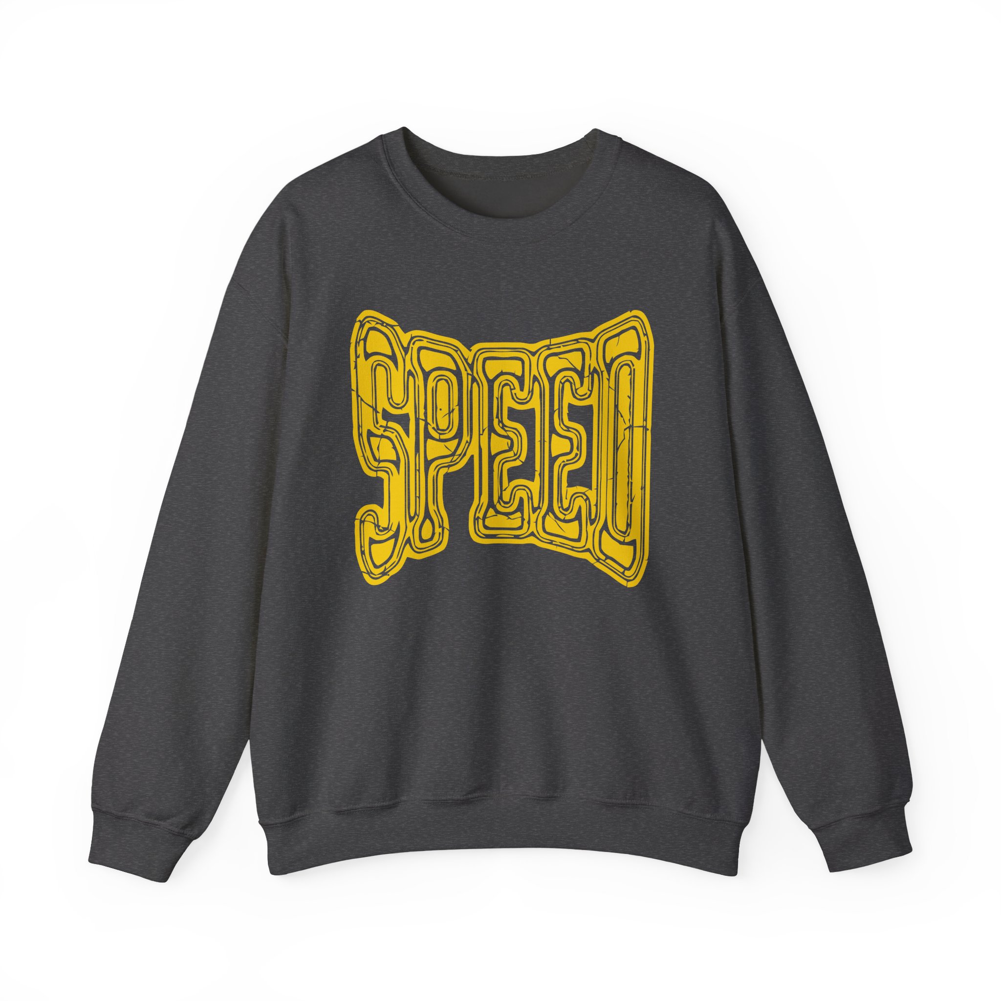 Ishowspeed Gold Logo Unisex Heavy Blendâ„¢ Crewneck Sweatshirt
