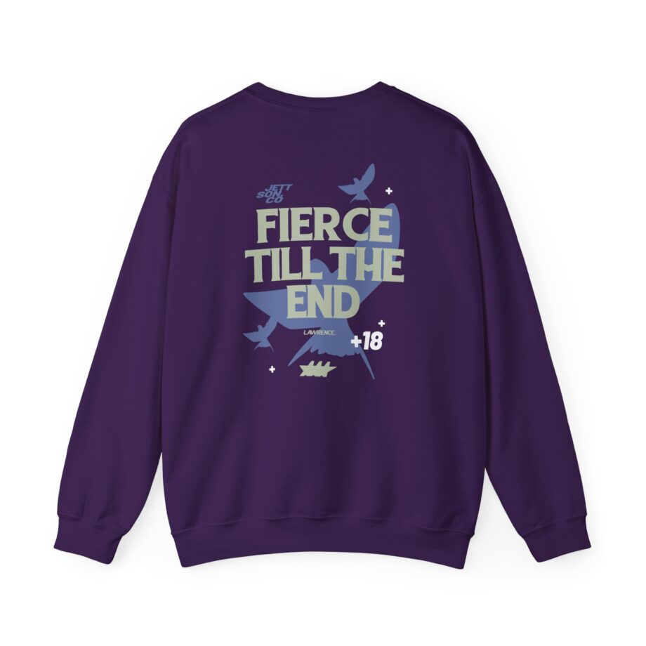 Jett Lawrenc Fierce Till the End Unisex Heavy Blend™ Crewneck Sweatshirt