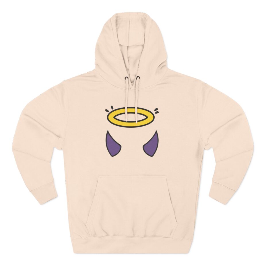 Thasup Angel Devil Three-Panel Fleece Hoodie