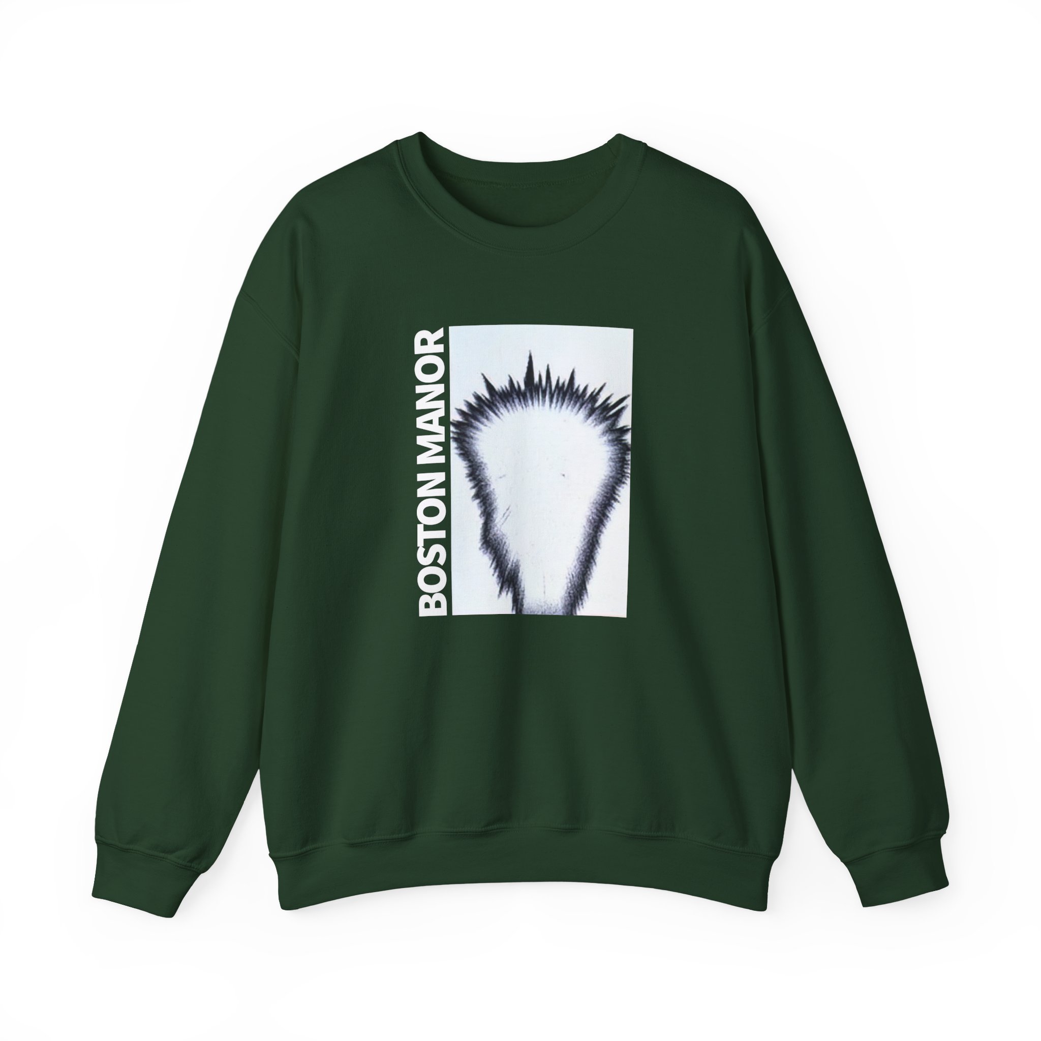 Boston Manor Flower Unisex Heavy Blendâ„¢ Crewneck Sweatshirt