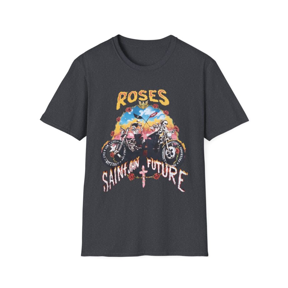 Saint Jhn Not a Cult X Freebandz Roses Unisex Softstyle T-Shirt
