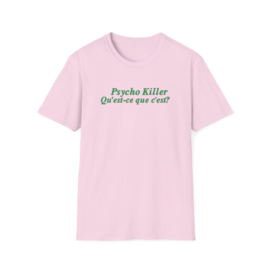 Miley Cyrus Talking Heads X Miley Psycho Killer Unisex Softstyle T-Shirt