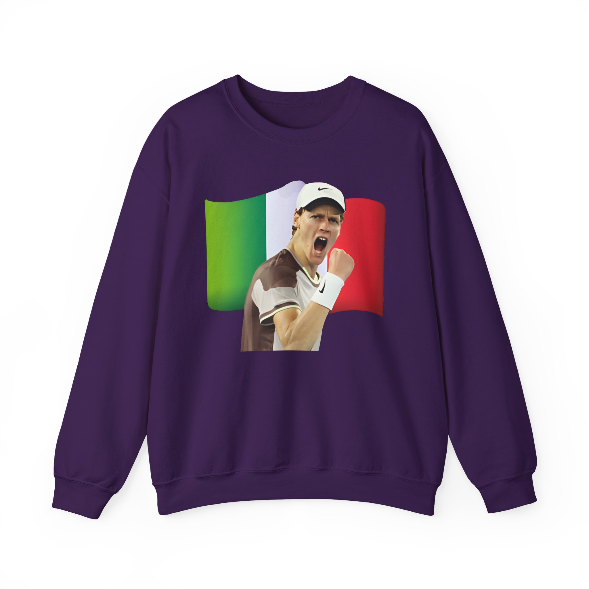 Jannik Sinner Italian Tennis Star Fan Unisex Heavy Blendâ„¢ Crewneck Sweatshirt