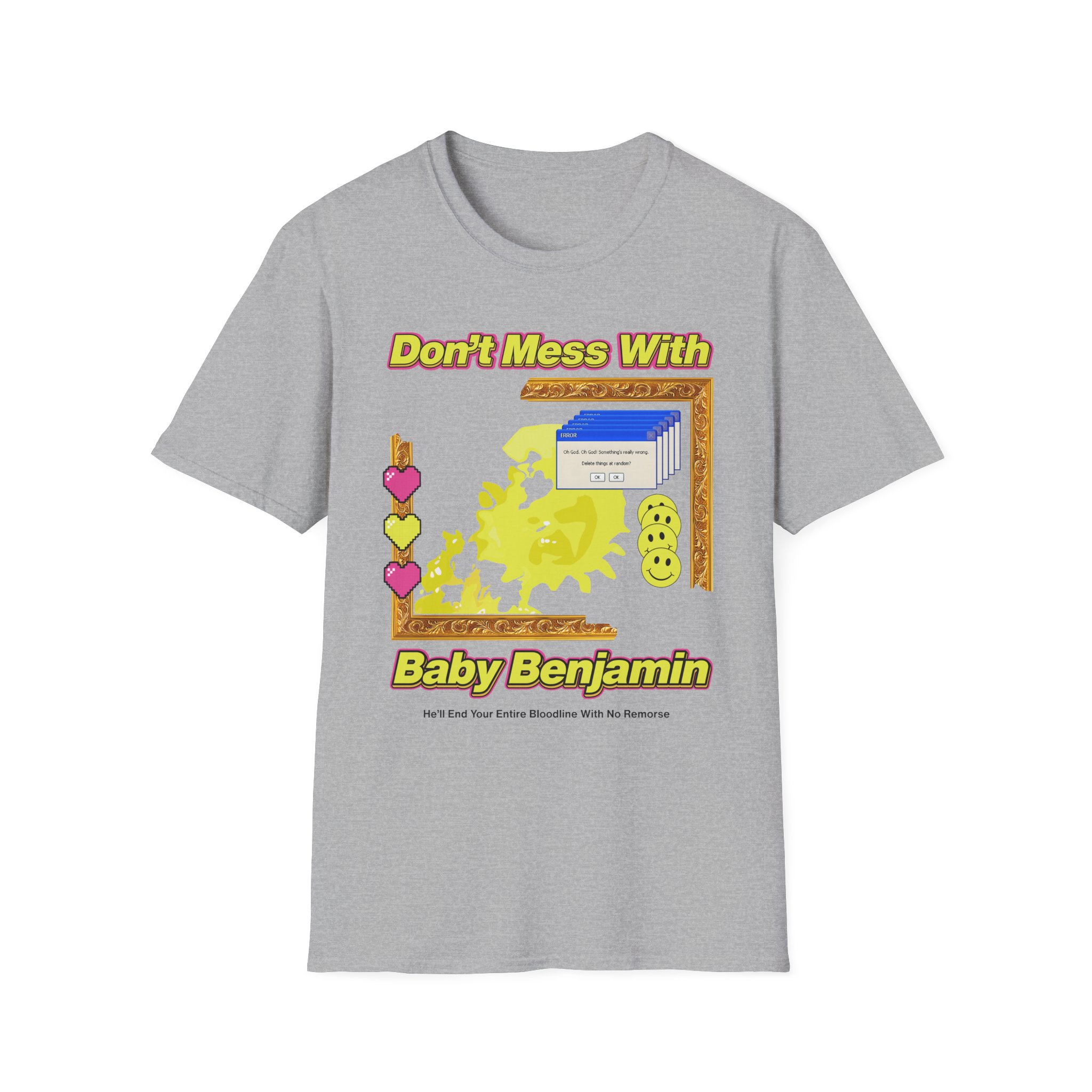 Garrett Watts Don't Mess With Baby Benjamin Unisex Softstyle T-Shirt