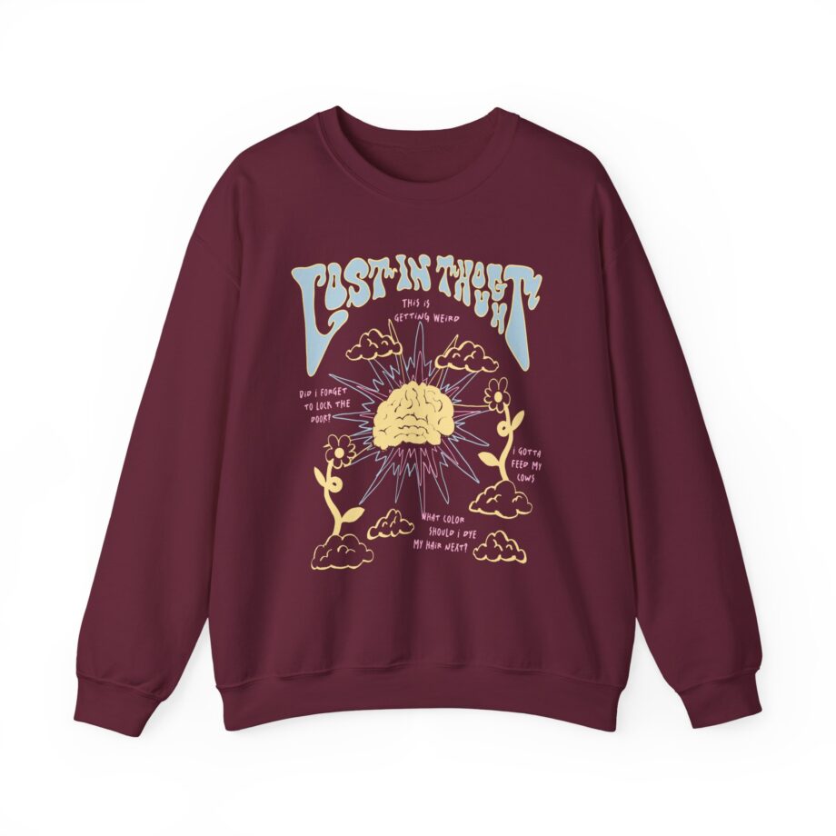 Kallmekris Lost In Thought Unisex Heavy Blend™ Crewneck Sweatshirt