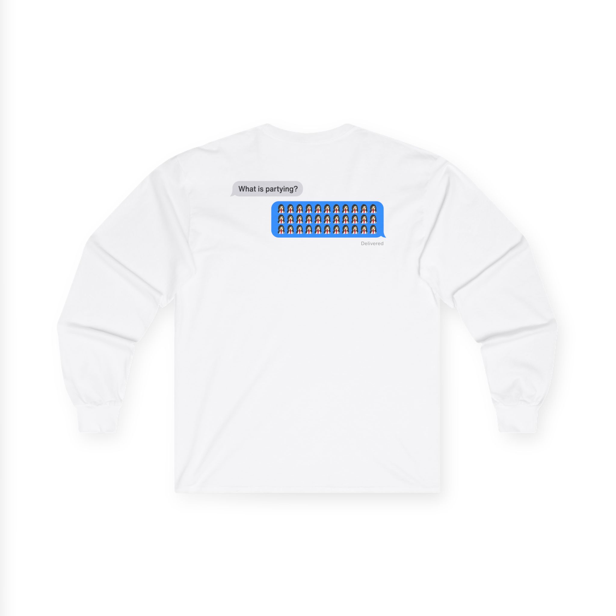 Andrew Wk Emoji Unisex Ultra Cotton Long Sleeve Tee