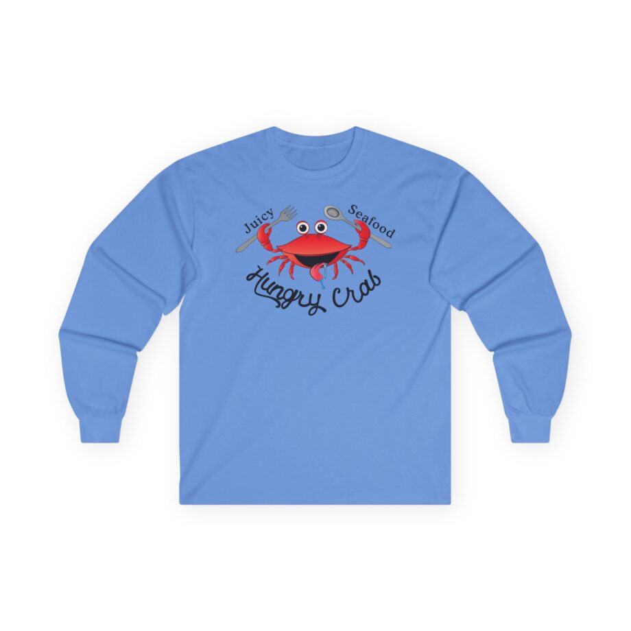 Hungry Box Hungry Crab Juicy Seafood Unisex Ultra Cotton Long Sleeve Tee