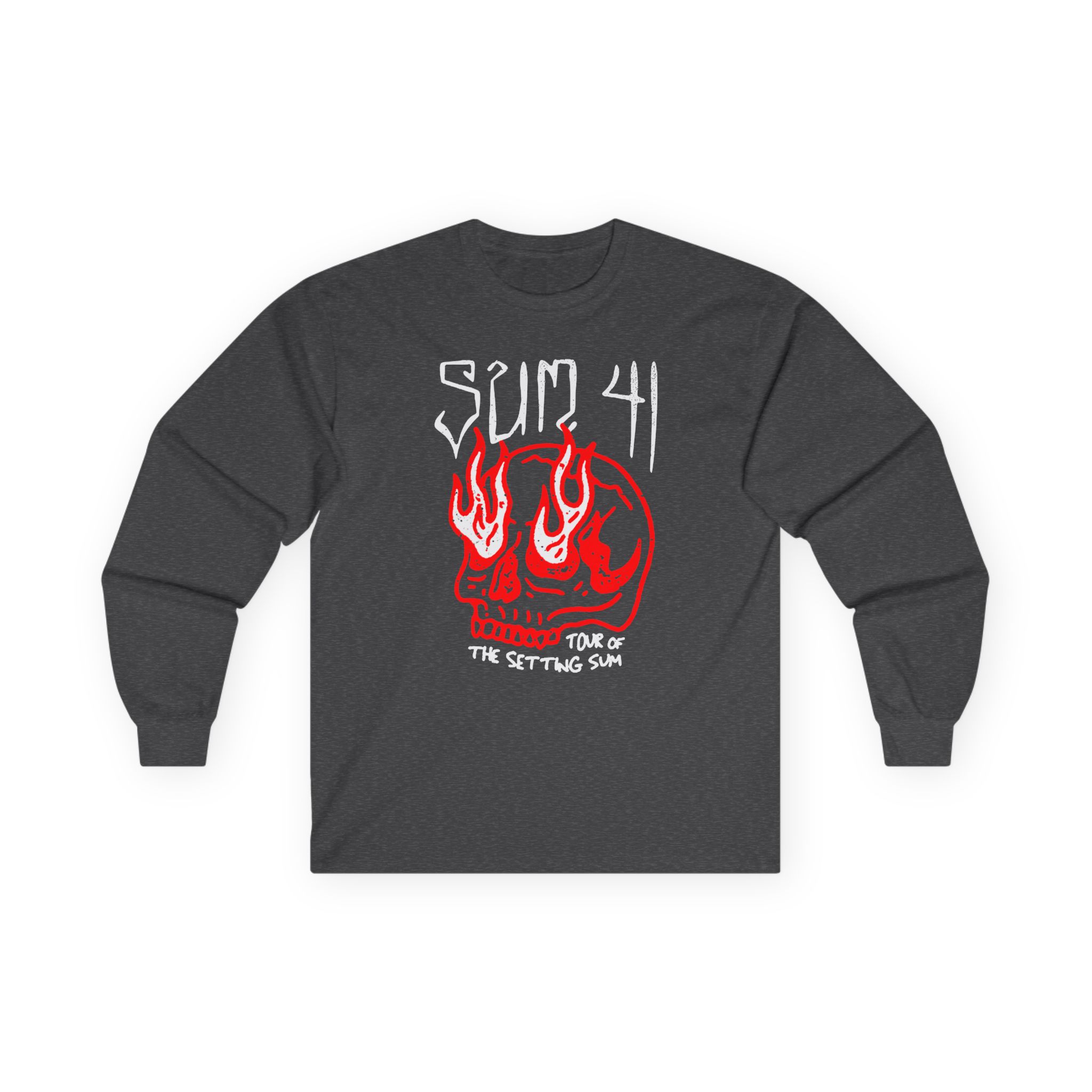 Sum 41 Skull Sketch Tour Unisex Ultra Cotton Long Sleeve Tee