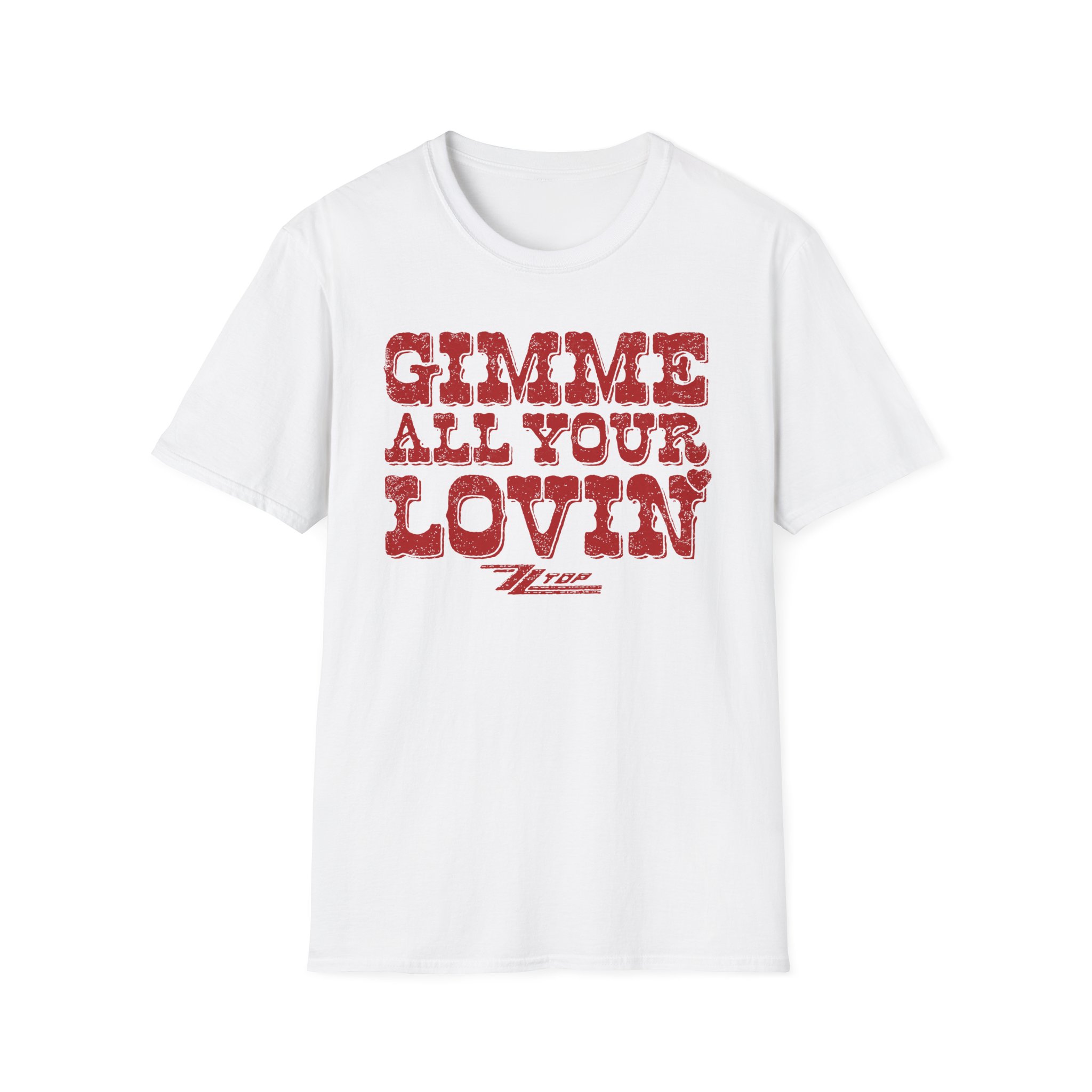 ZZ Top Valentine's Day Unisex Softstyle T-Shirt