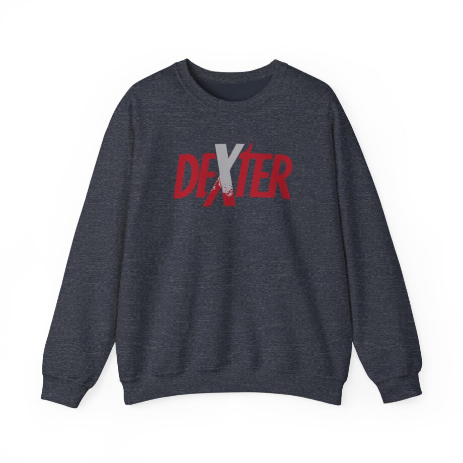 Dexter Spatter Logo Unisex Heavy Blend™ Crewneck Sweatshirt