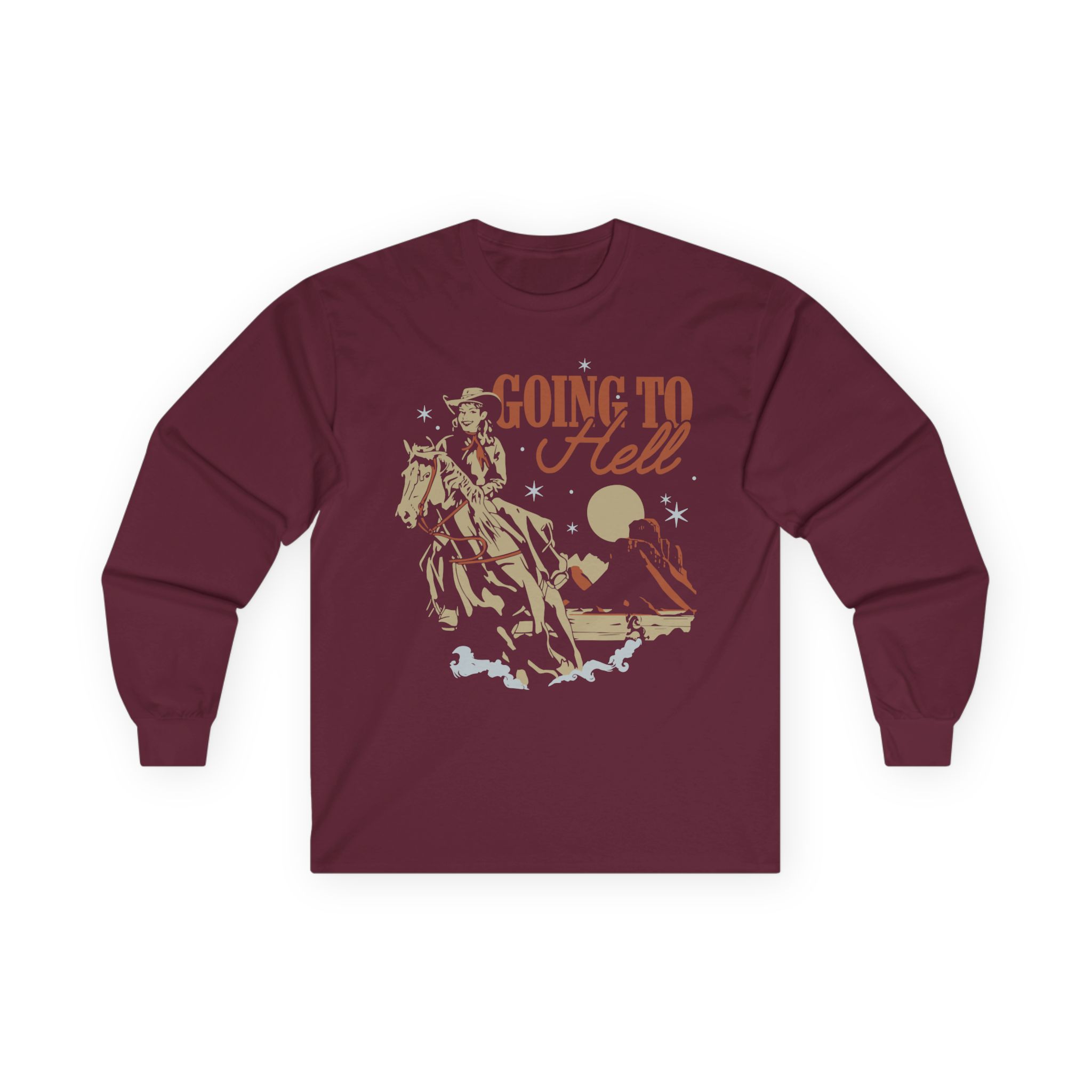 Kallmekris Going to Hell Unisex Ultra Cotton Long Sleeve Tee