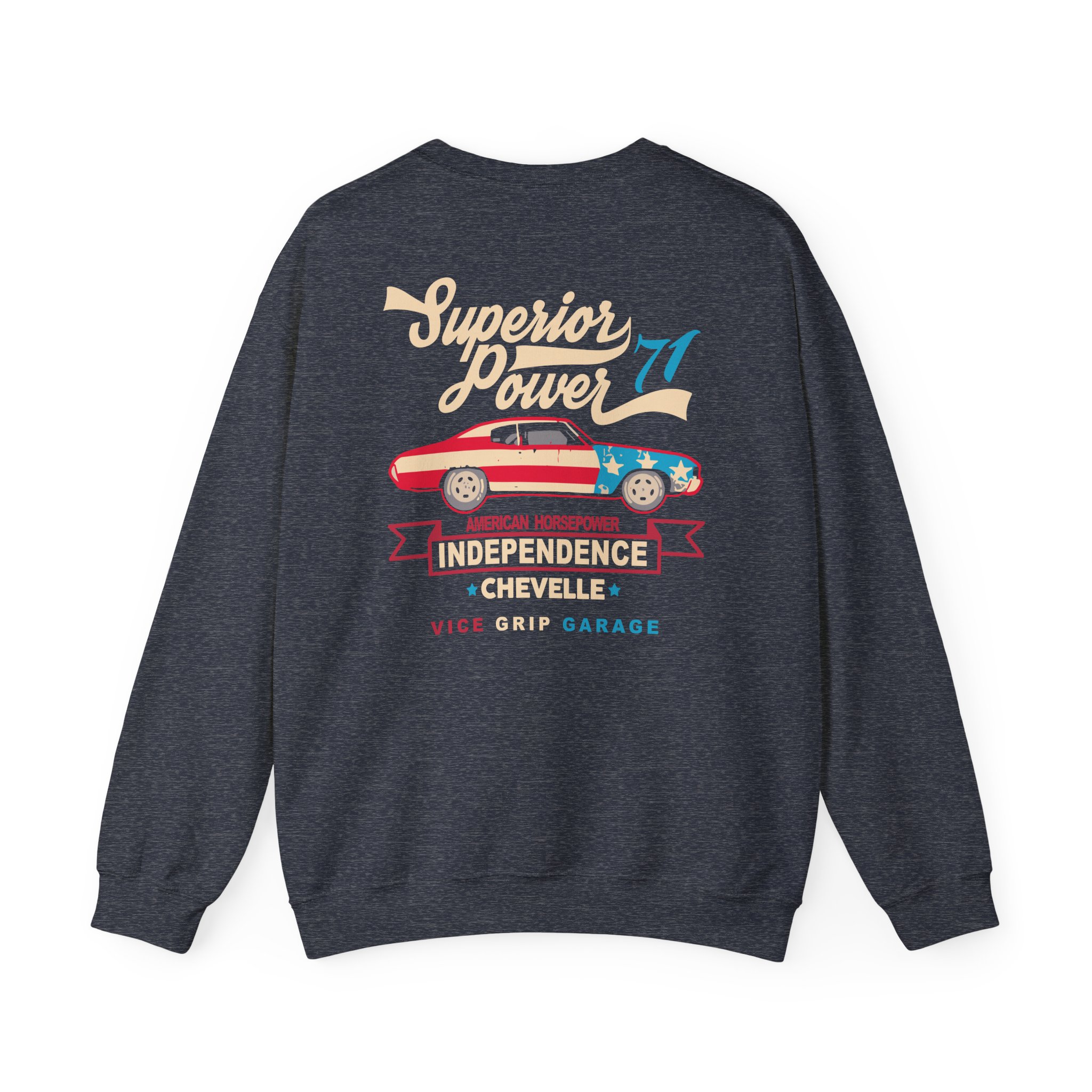 Vicegripgarage Superior Power Independence Unisex Heavy Blendâ„¢ Crewneck Sweatshirt
