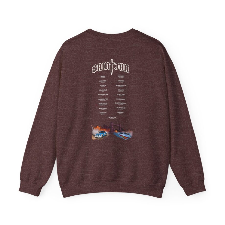 Saint JhnIgnorant Forever World Tour Unisex Heavy Blend™ Crewneck Sweatshirt