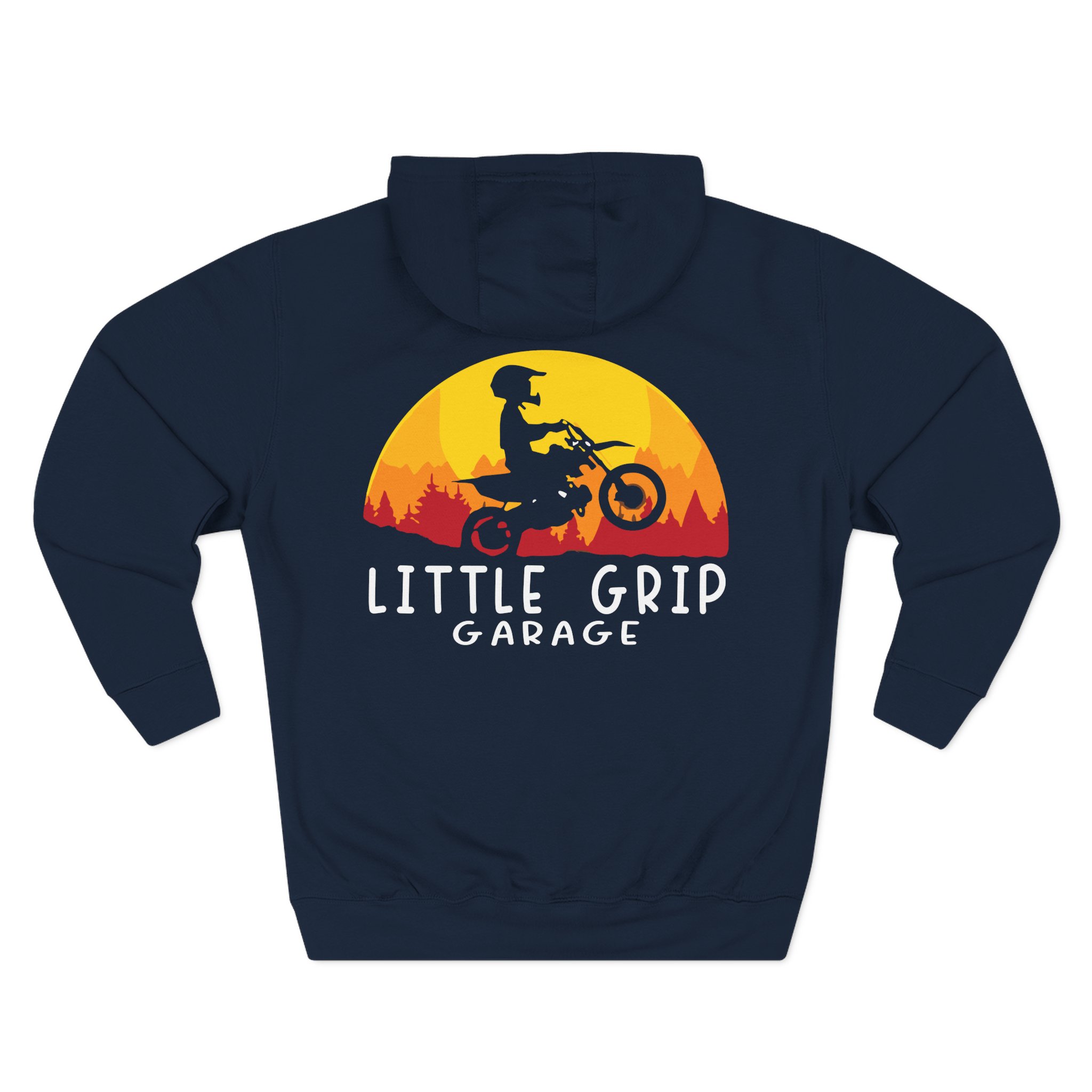 Vicegripgarage New Little Grip Garage Three-Panel Fleece Hoodie