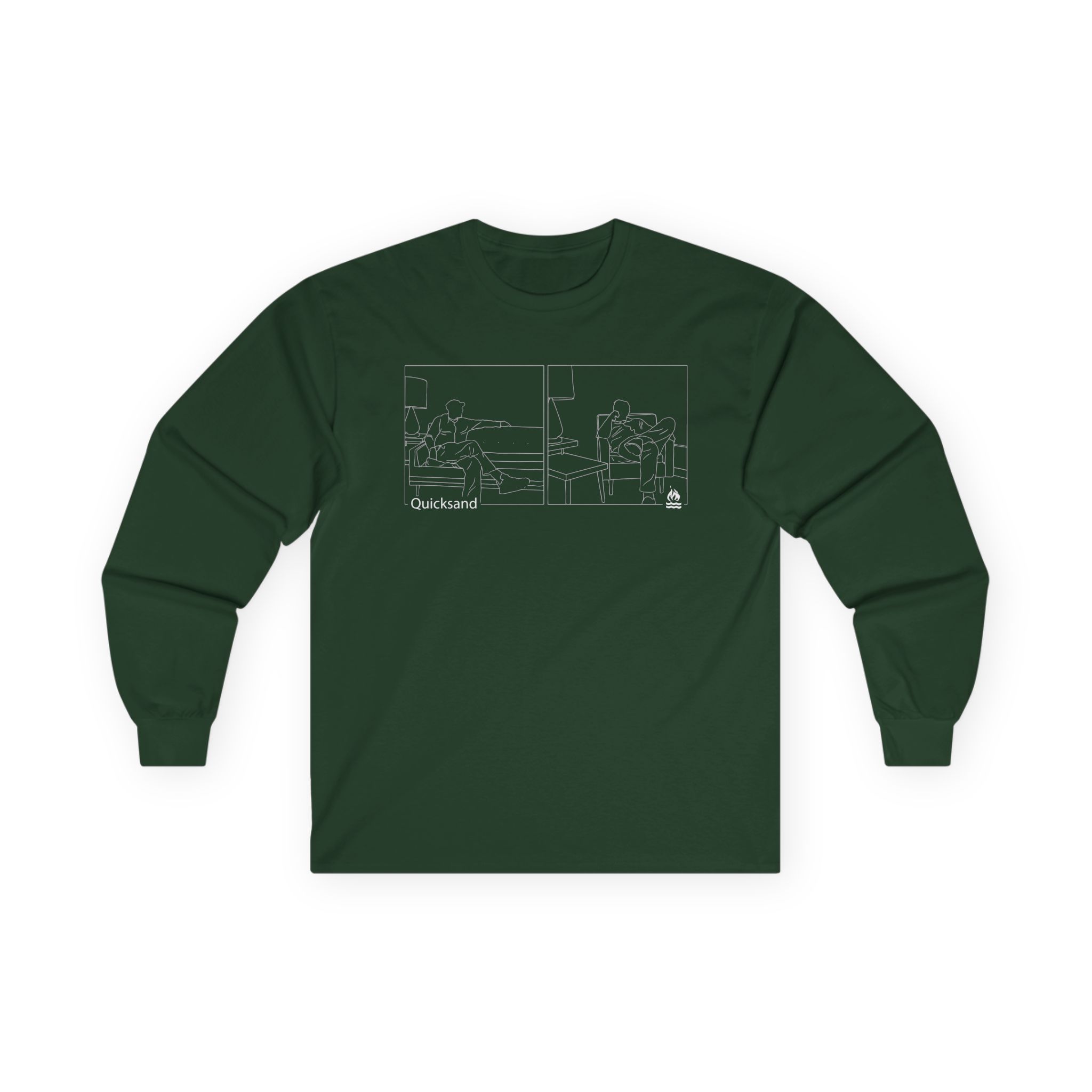 Hot Water Music Quicksand Split Unisex Ultra Cotton Long Sleeve Tee