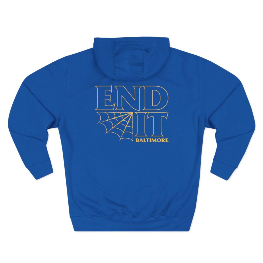 End It Three-Panel Fleece Hoodie