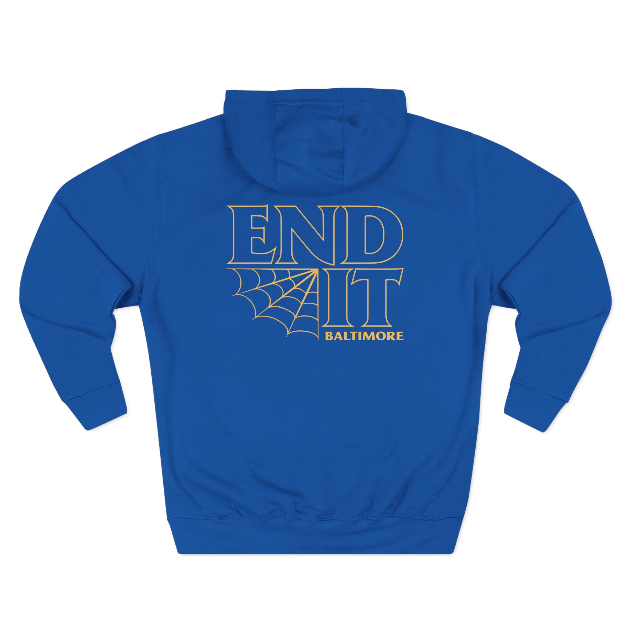 End It Three-Panel Fleece Hoodie